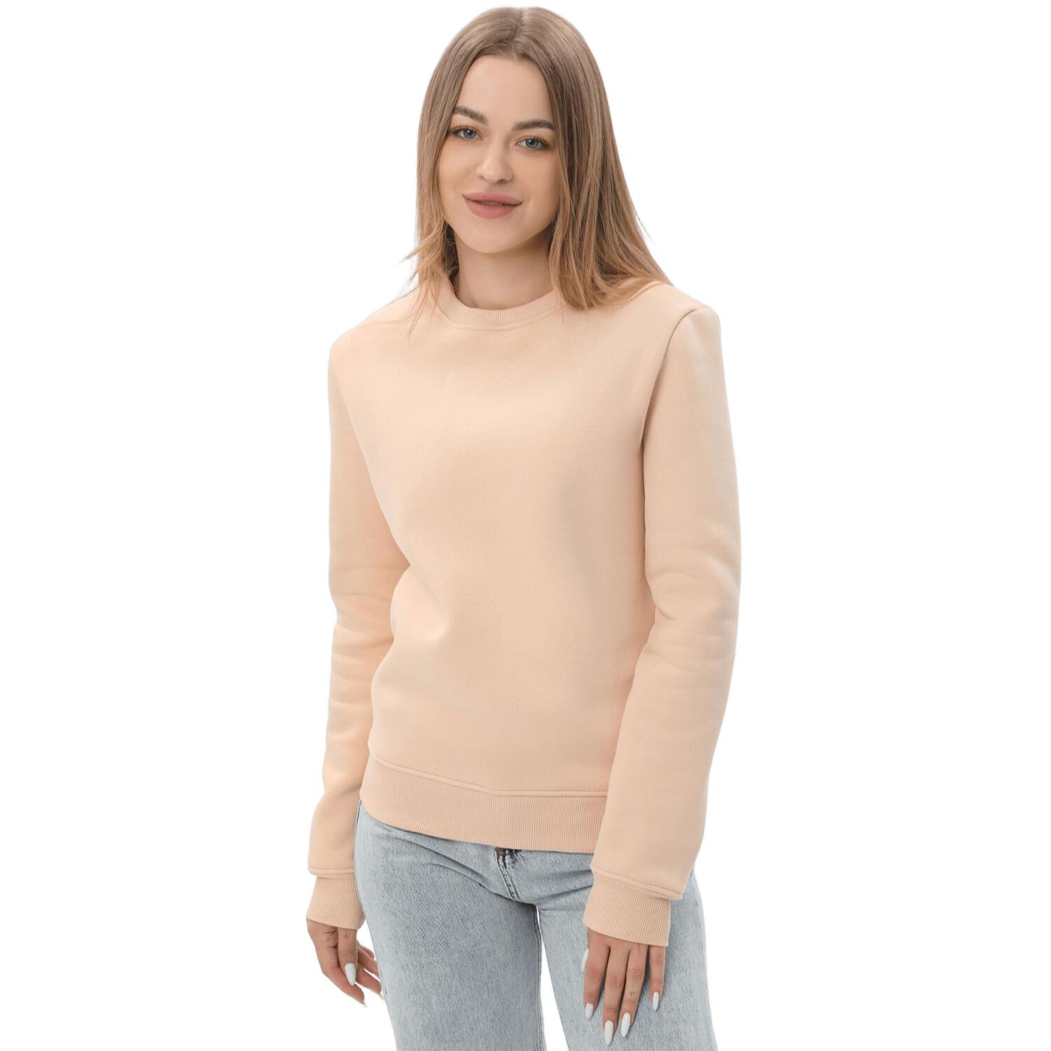 Свитшот утепленный женский базовый RAY Basic U0301W XL бежевый