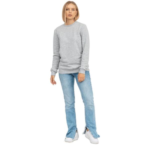 Свитшот утепленный женский RAY Basic U0301W XL серый меланж фото 