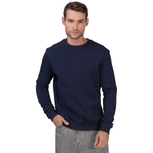 Свитшот утепленный мужской RAY Basic U0301M XS темно-синий фото 