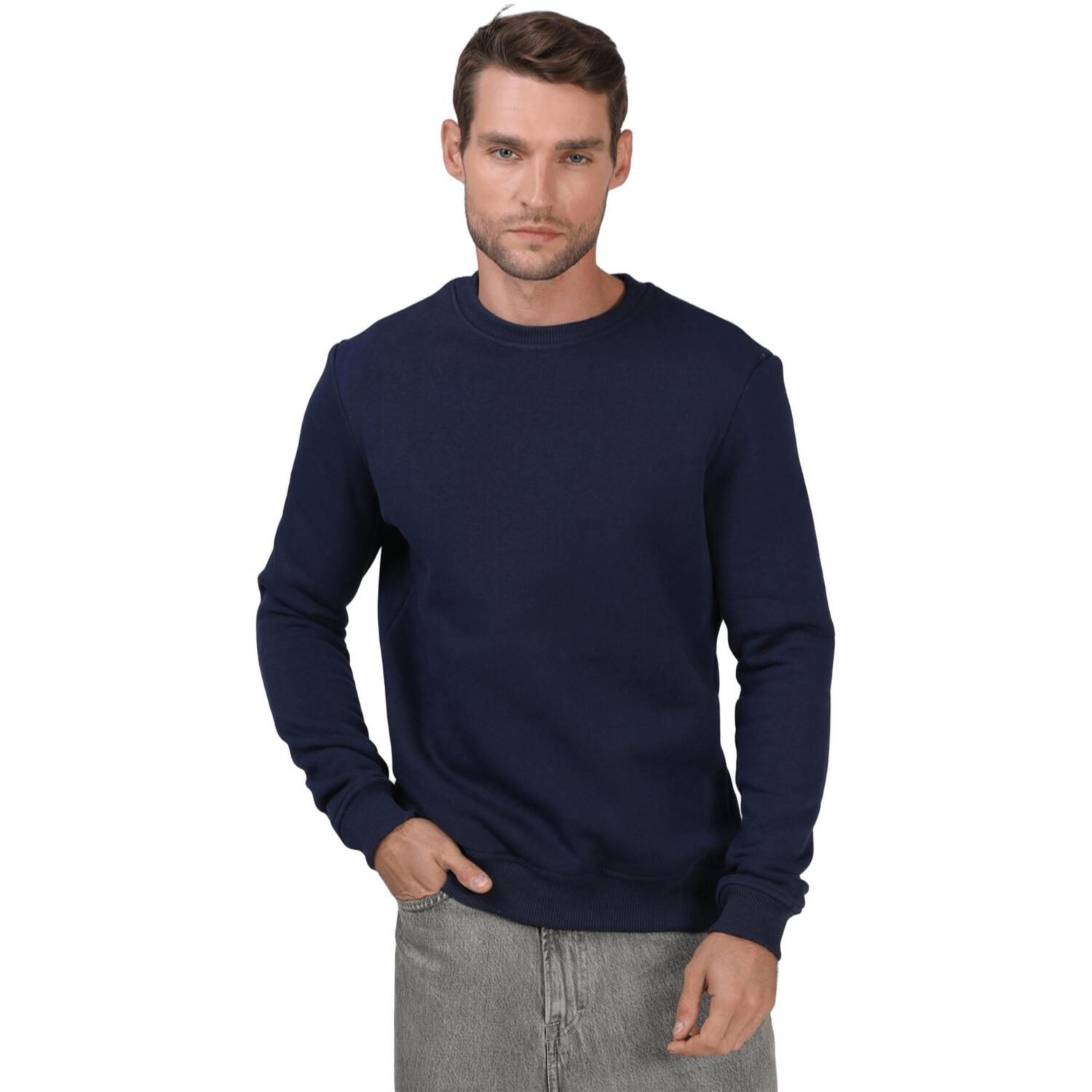 Свитшот утепленный мужской RAY Basic U0301M XL темно-синий