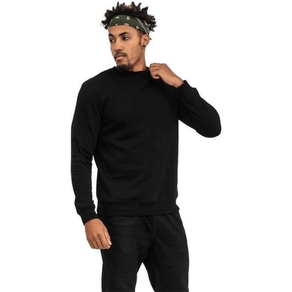 Свитшот утепленный мужской RAY Basic U0301M S черный фото 