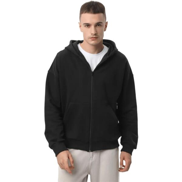 Худи на молнии мужское RAY Premium loose U0409M XL черный фото 