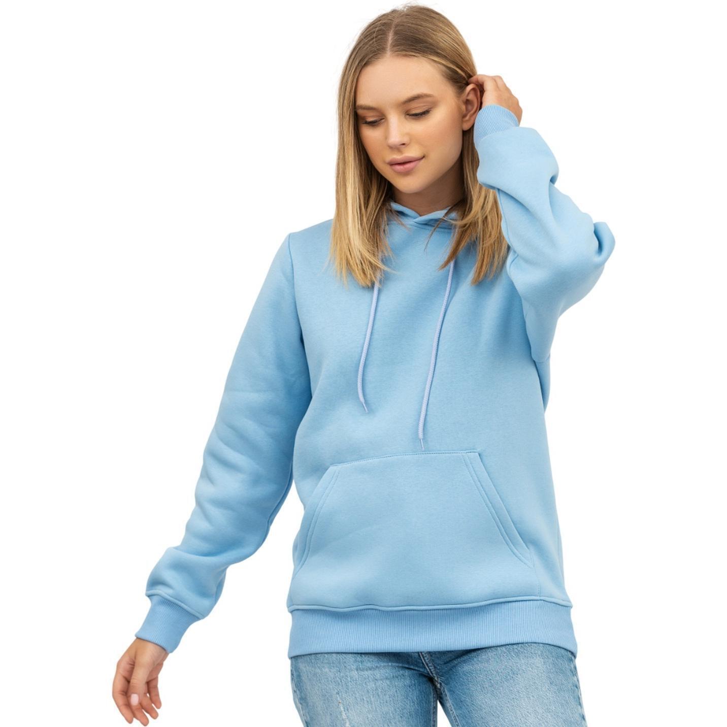 Худи утепленное женское RAY Basic U0401W 3XL голубой