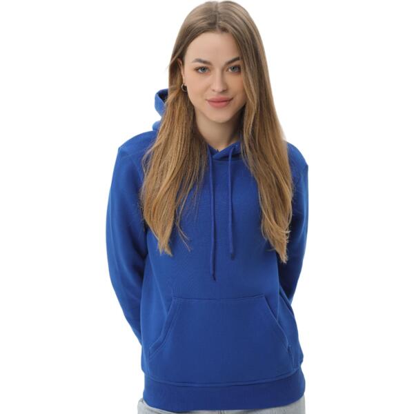 Худи утепленное женское RAY Basic U0401W 2XL синий фото 