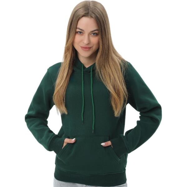 Худі утеплене жіноче RAY Basic U0401W 3XL зеленийфото