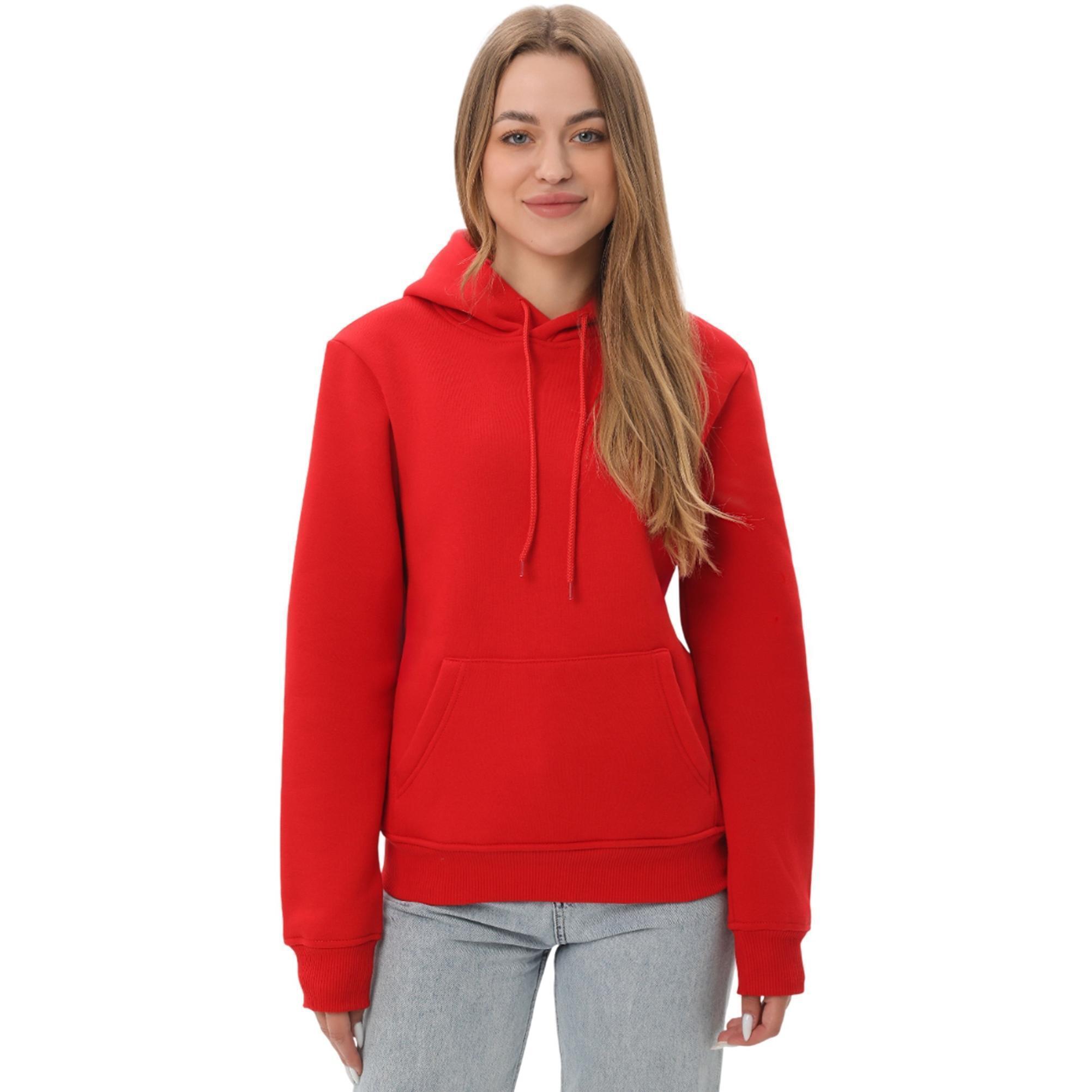 Худі утеплене жіноче RAY Basic U0401W XS червонефото1