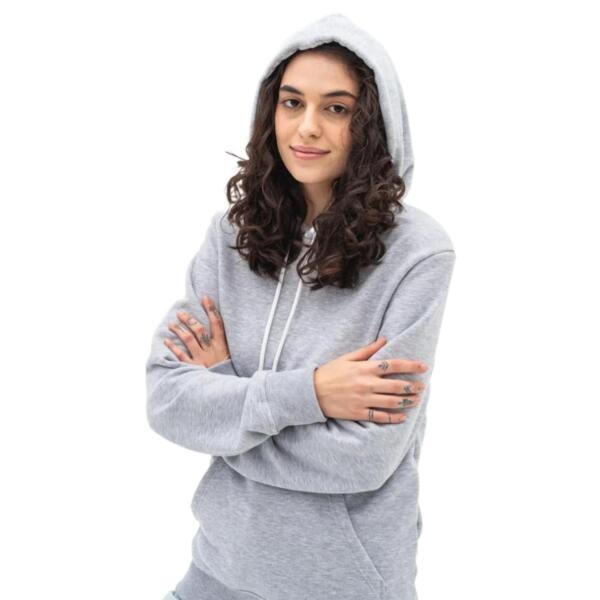 Худи женское RAY Basic U0402W 2XL серый меланж фото 