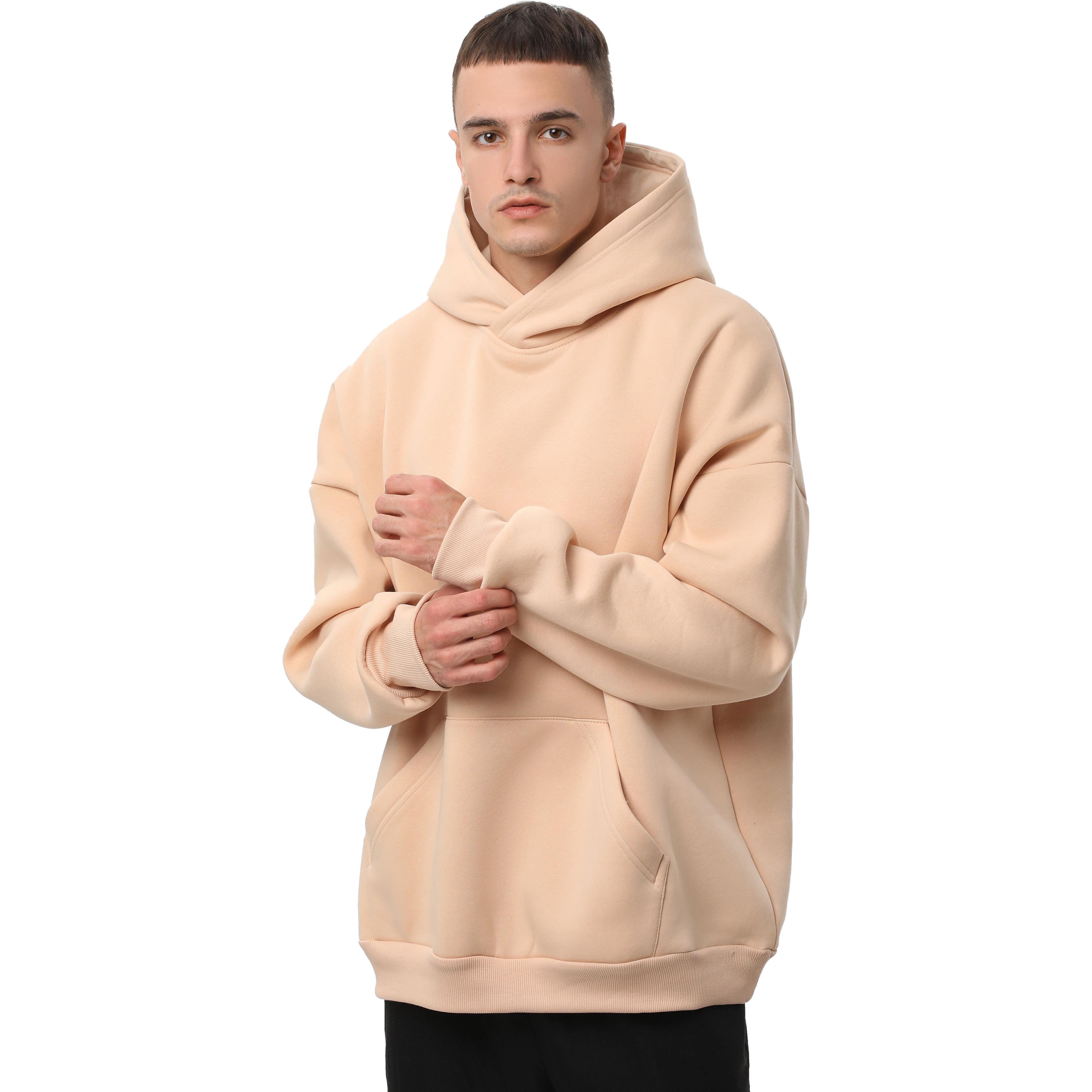 Худи утепленное мужское RAY Oversize U0404M 2XL/3XL бежевый фото 1