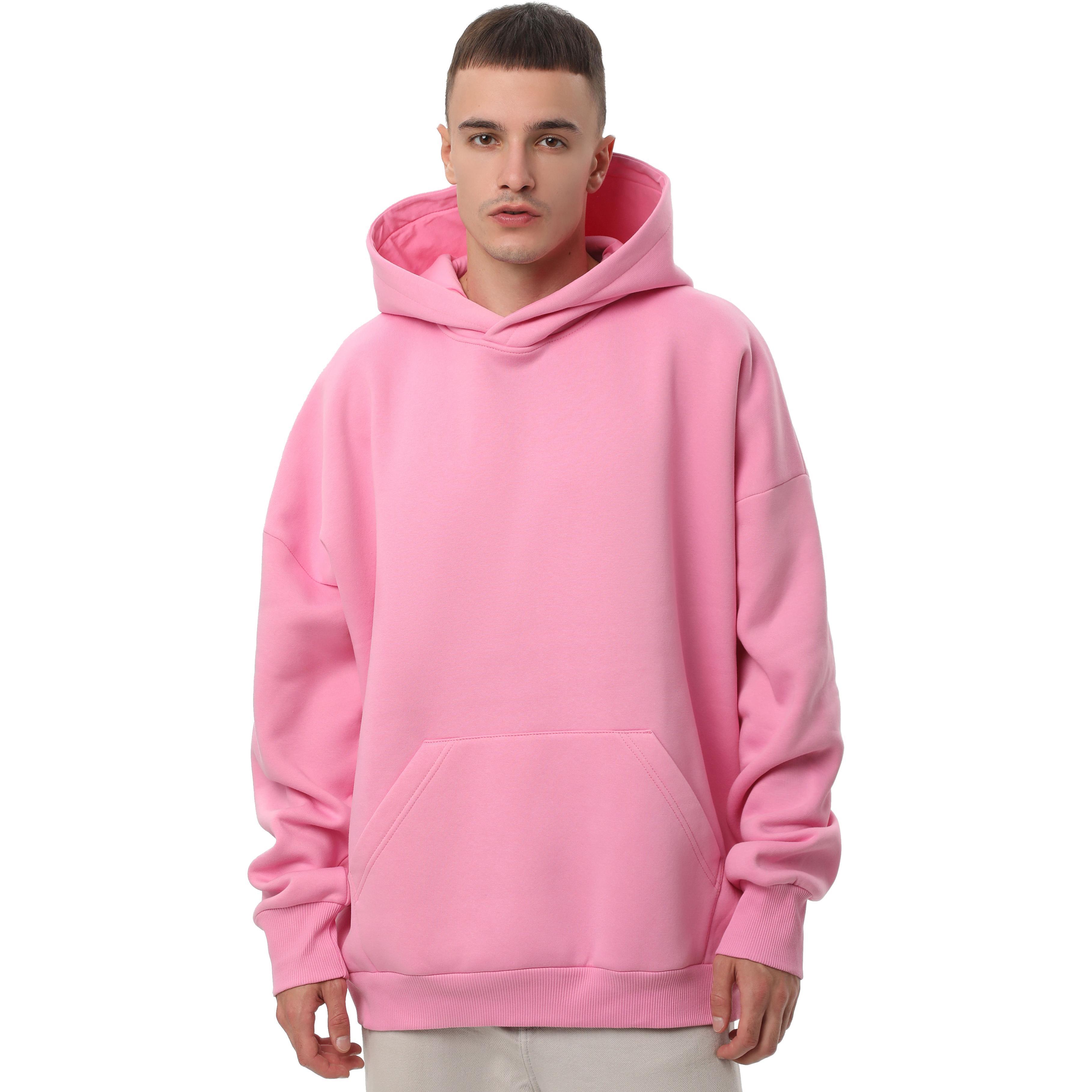 Худи утепленное мужское RAY Oversize U0404M 2XL/3XL розовый фото 1