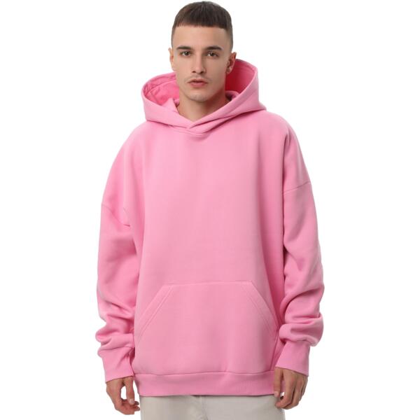 Худи утепленное мужское RAY Oversize U0404M L/XL розовый фото