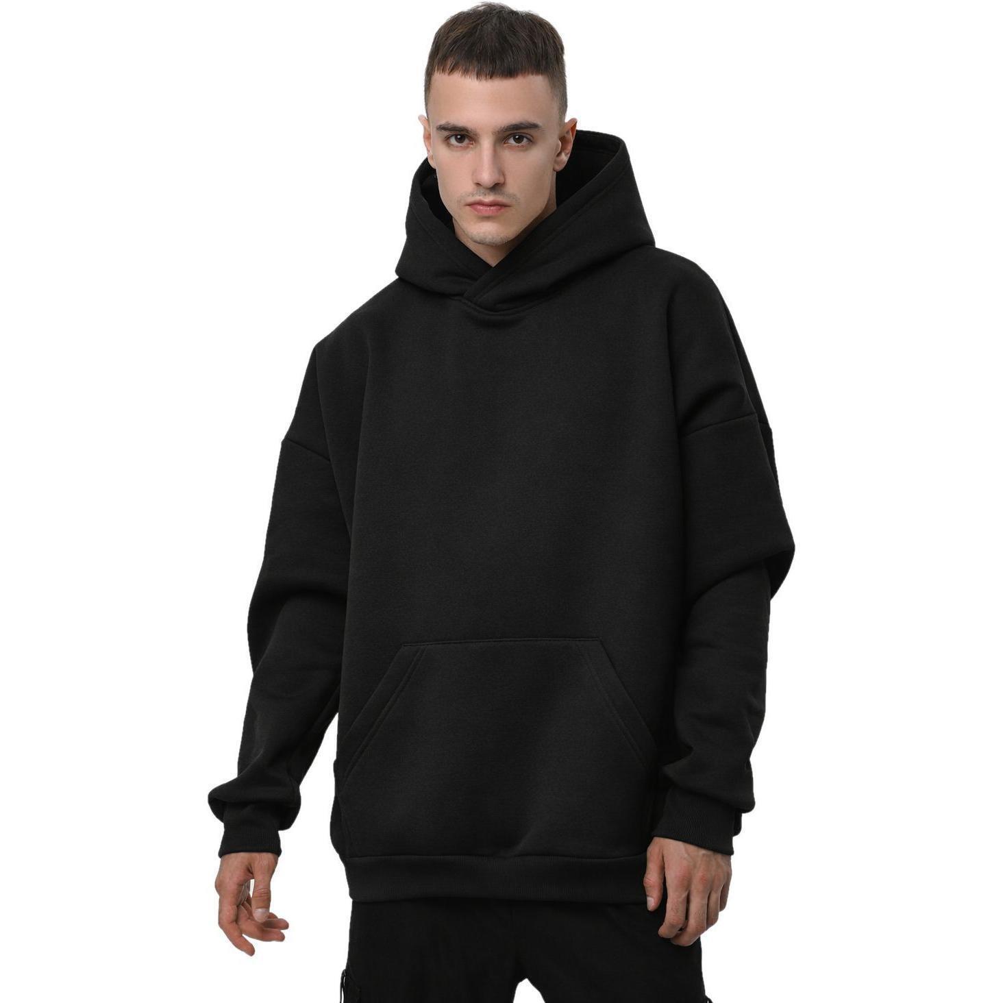 Худи утепленное мужское RAY Oversize U0404M L/XL черный