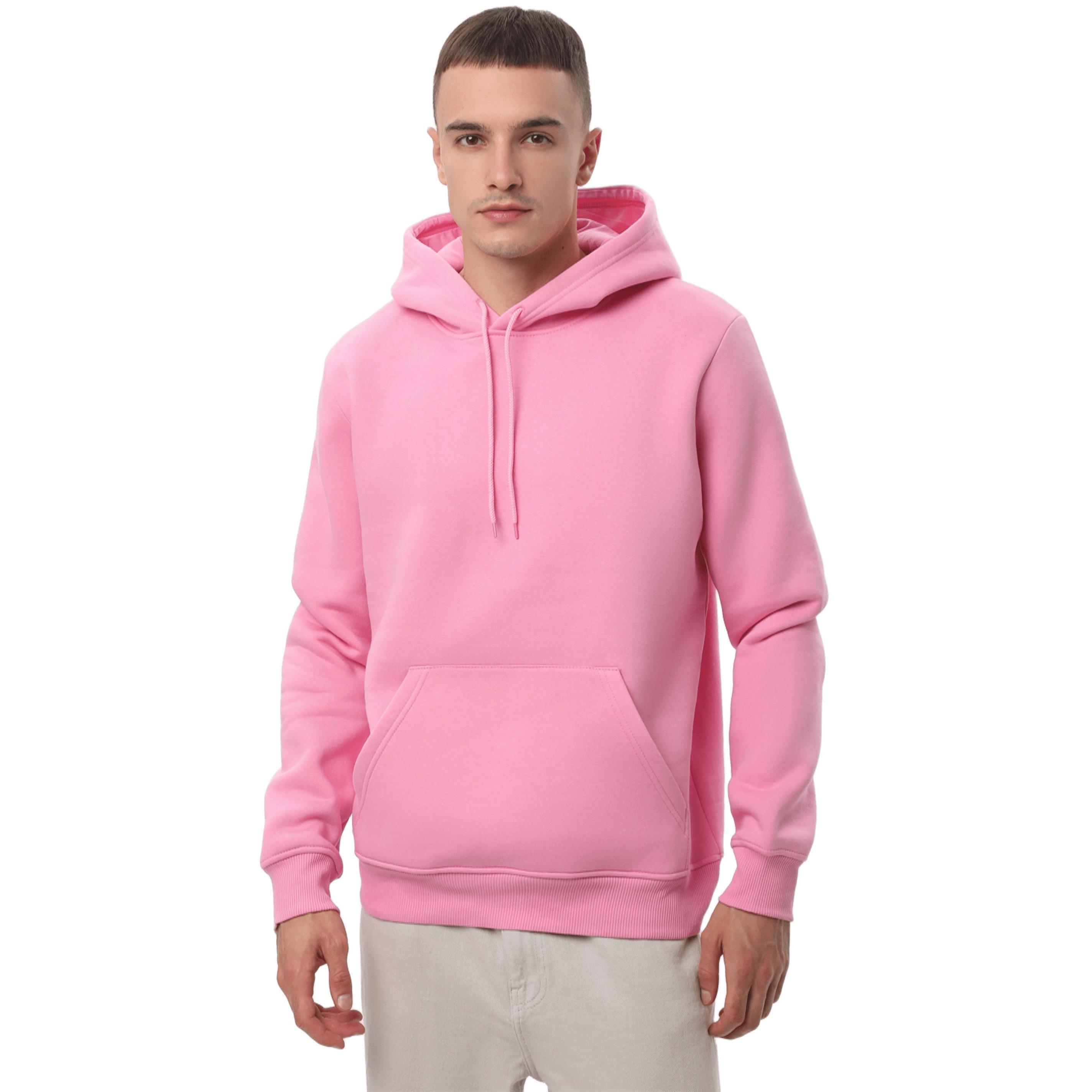 Худи утепленное мужское RAY Basic U0401M 3XL розовый фото 1