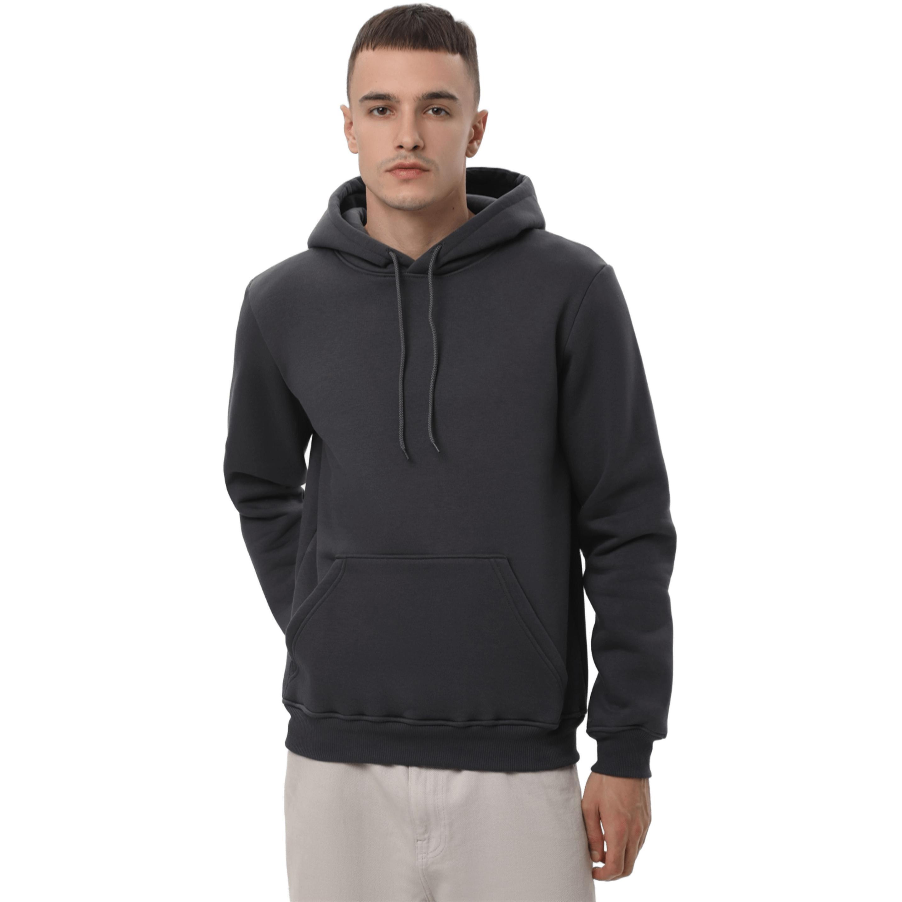 Худи утепленное мужское RAY Basic U0401M XL темно-серый фото 1