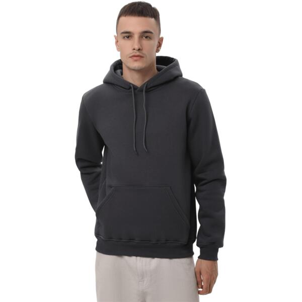 Худи утепленное мужское RAY Basic U0401M XL темно-серый фото 