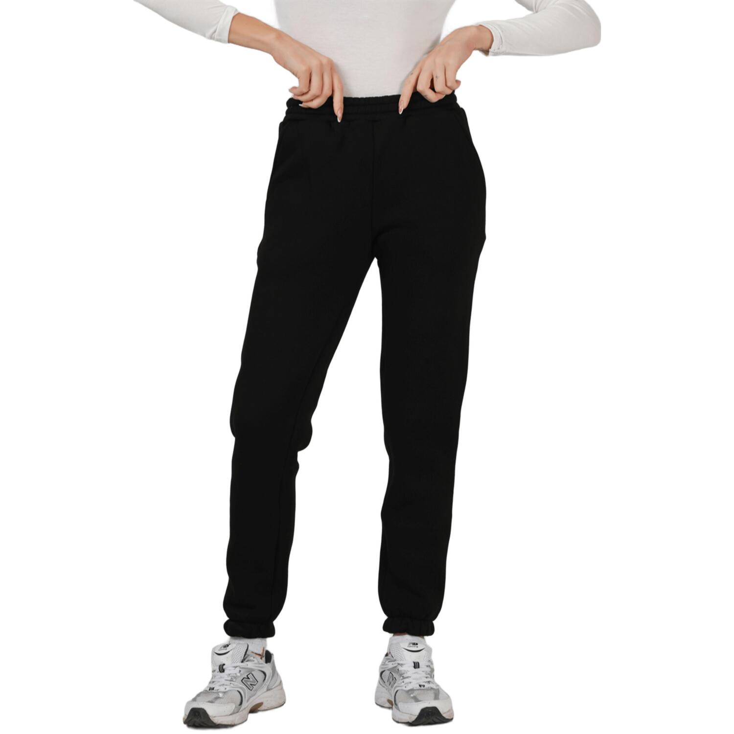 Спортивные брюки утепленные женские RAY Basic U0901W L черный