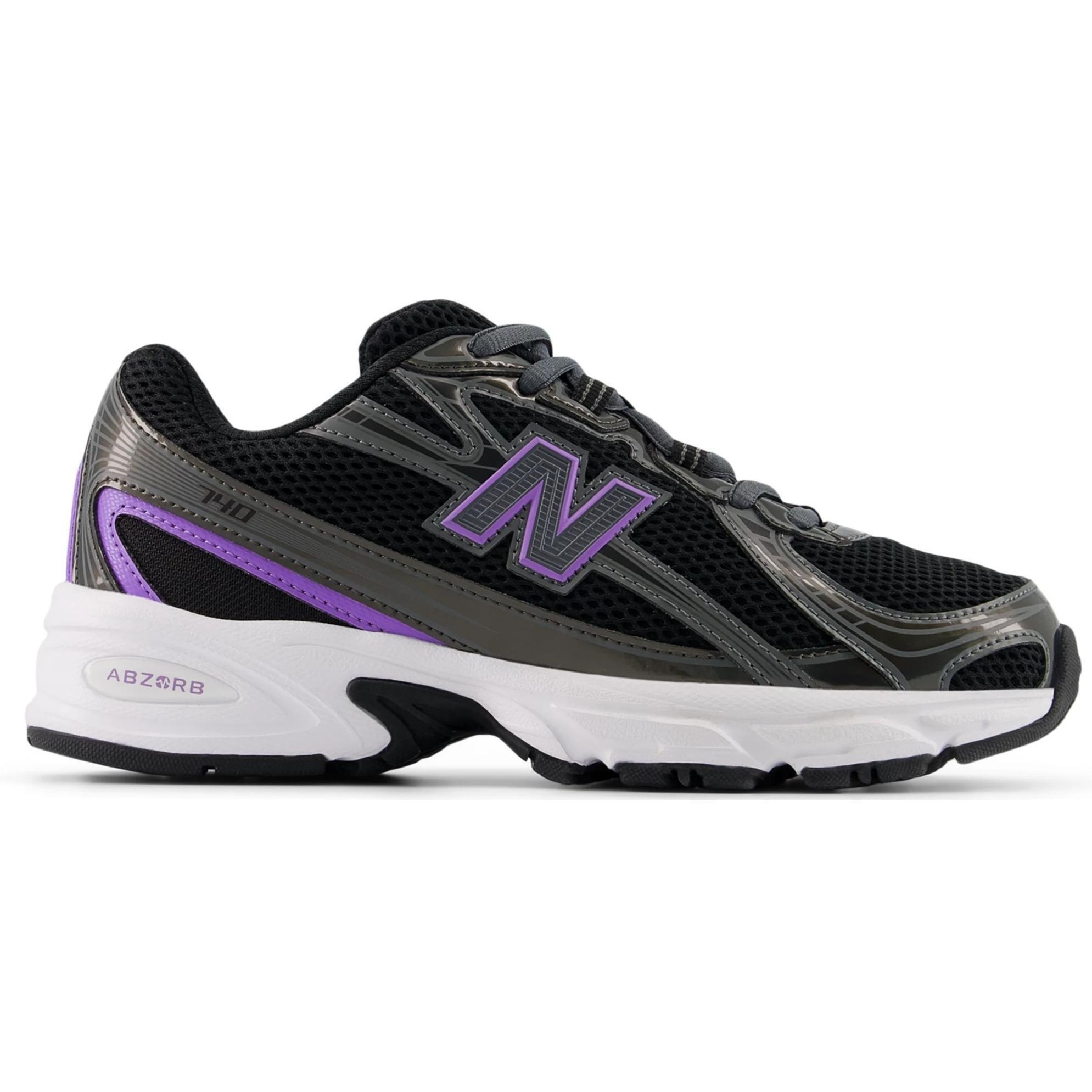 Кроссовки подростковые New Balance 740 G74058I 38 (5,5 US) черные/фиолетовые фото 1