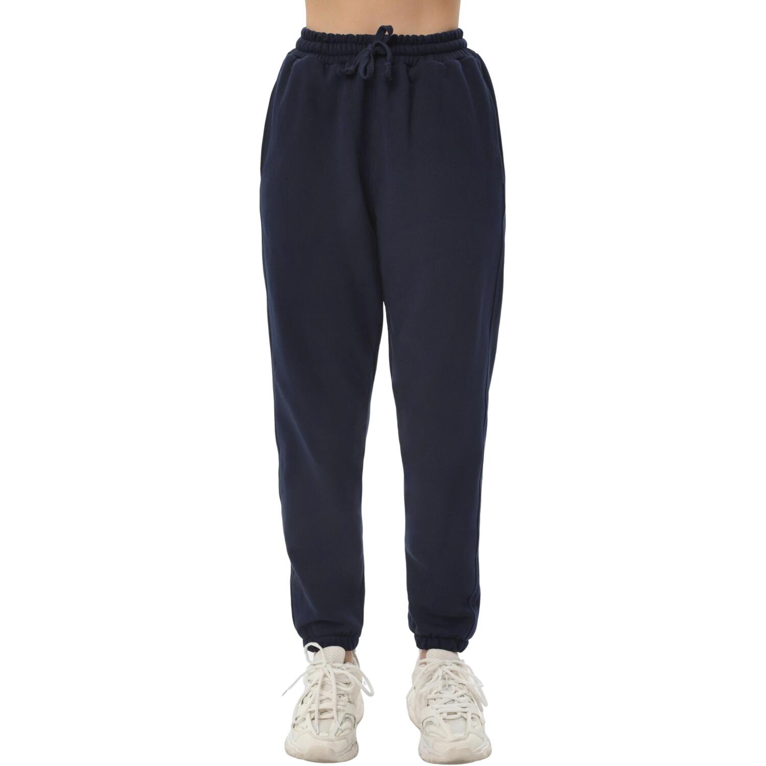 Спортивные брюки женские RAY Premium loose U0909W 2XL темно-синий