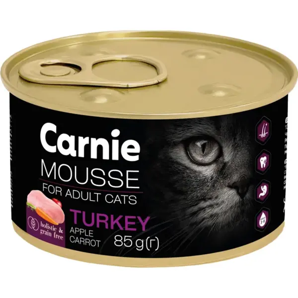 Konserva для Kotiv Carnie Myasnyy Mus Z Indychkoyu Yablukom Morkvoyu Ta Zhele 85 G