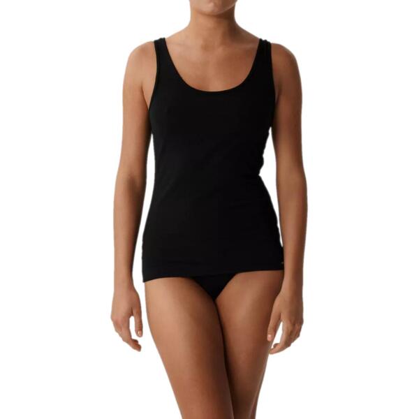 Майка женская широкая бретель Atlantic BLV-198N L черная фото 