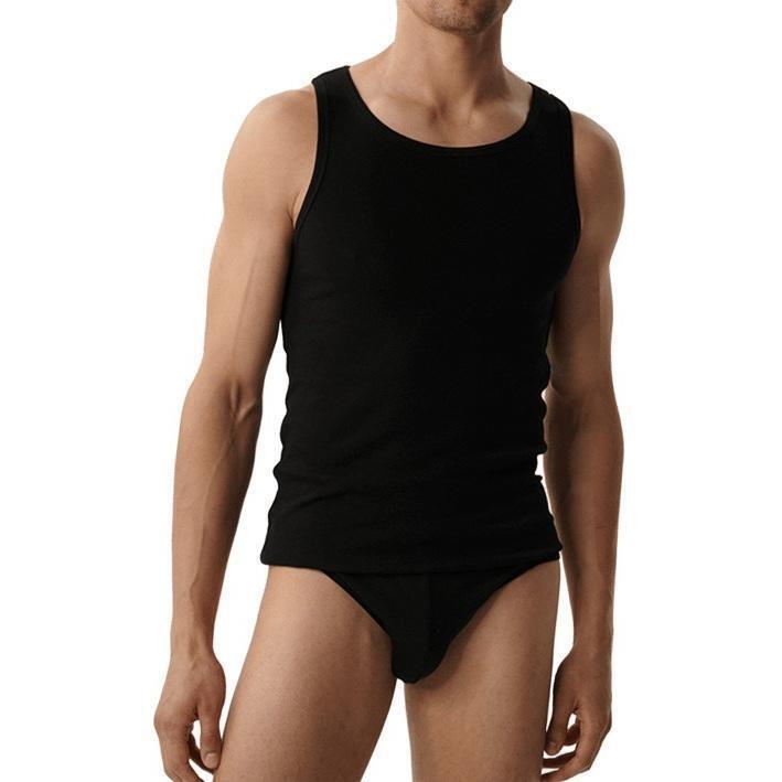 Майка мужская на тонких бретелях Atlantic BMV-046 2XL черные