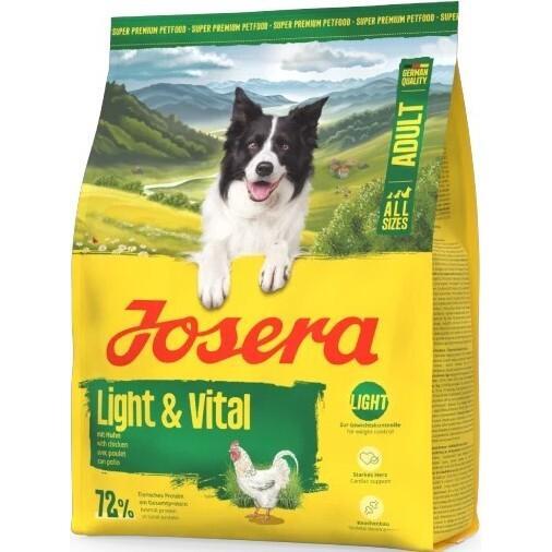 Сухой корм для взрослых малоактивных собак JOSERA Light & Vital 900 г фото 1