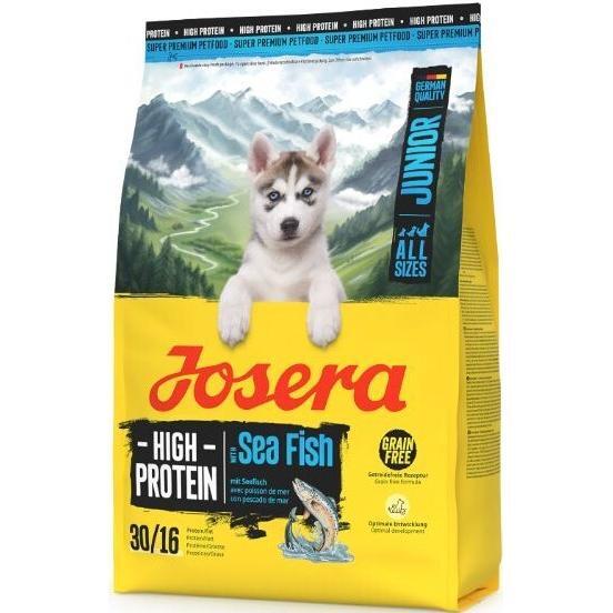 

Сухой корм для щенков всех пород JOSERA High Protein Junior with Sea Fish с морской рыбой 3 кг