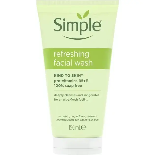 Гель для вмивання Simple Kind To Skin Освіжаючий 150 млфото1