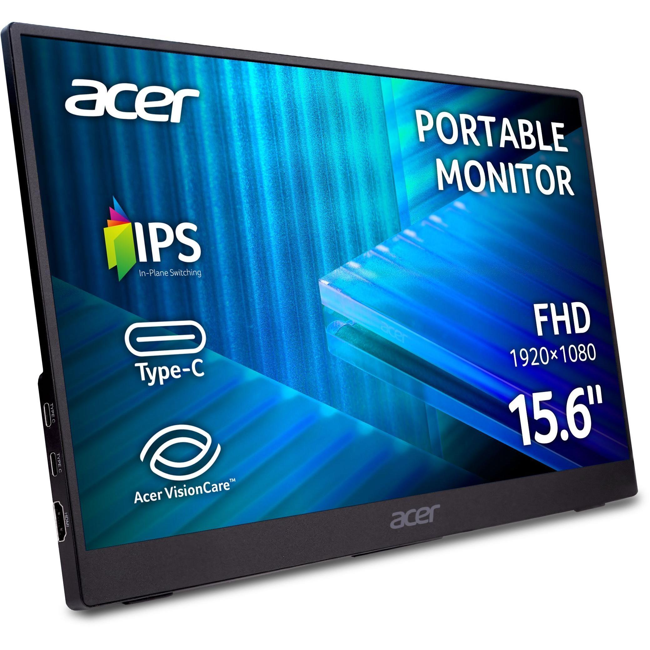Монитор портативный 15.6" ACER PM161Q B1bmiuux (UM.ZP1EE.101) фото 1