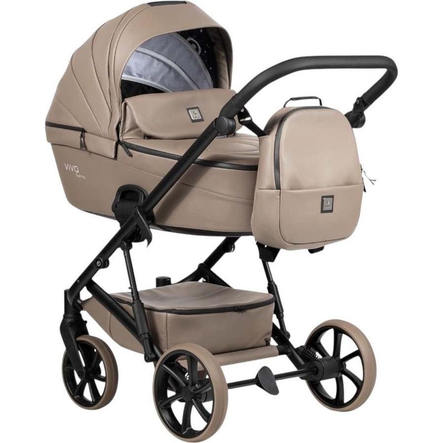 Коляска универсальная Tutis Viva6 plus Leather Cappuccino (1612149) фото 1