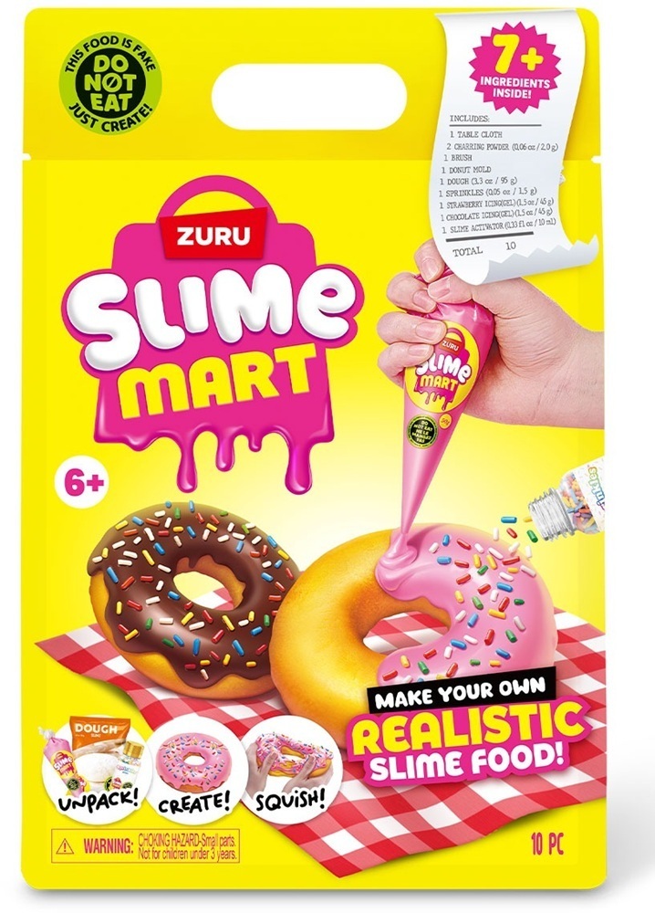 Набор игровой со слаймами Slime Mart серии Shopping Bag – Пончик (15901B) фото1