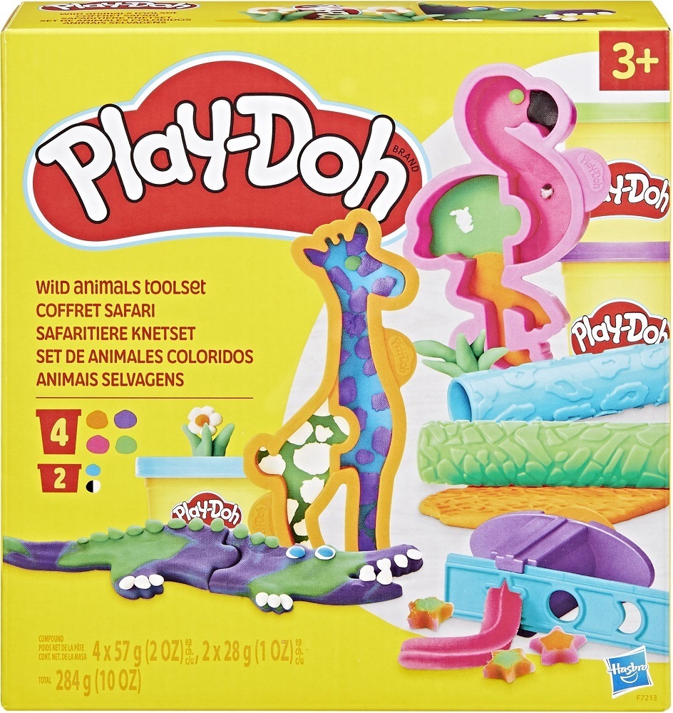 Набор для творчества Play-Doh с массой для лепки Сафари (F7213) фото 1