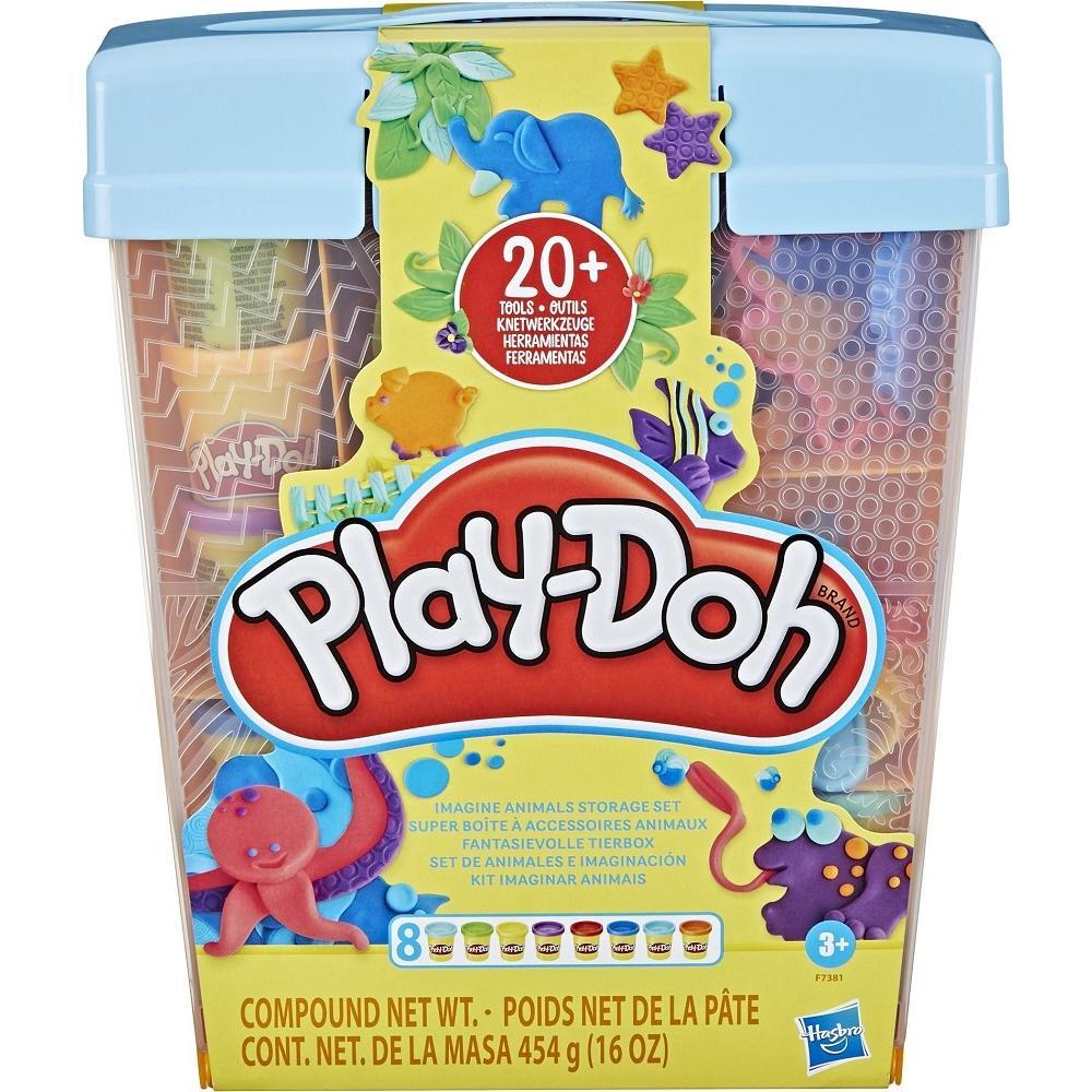 Набір для творчості Play-Doh з масою для ліплення Тварини (F7381)фото1