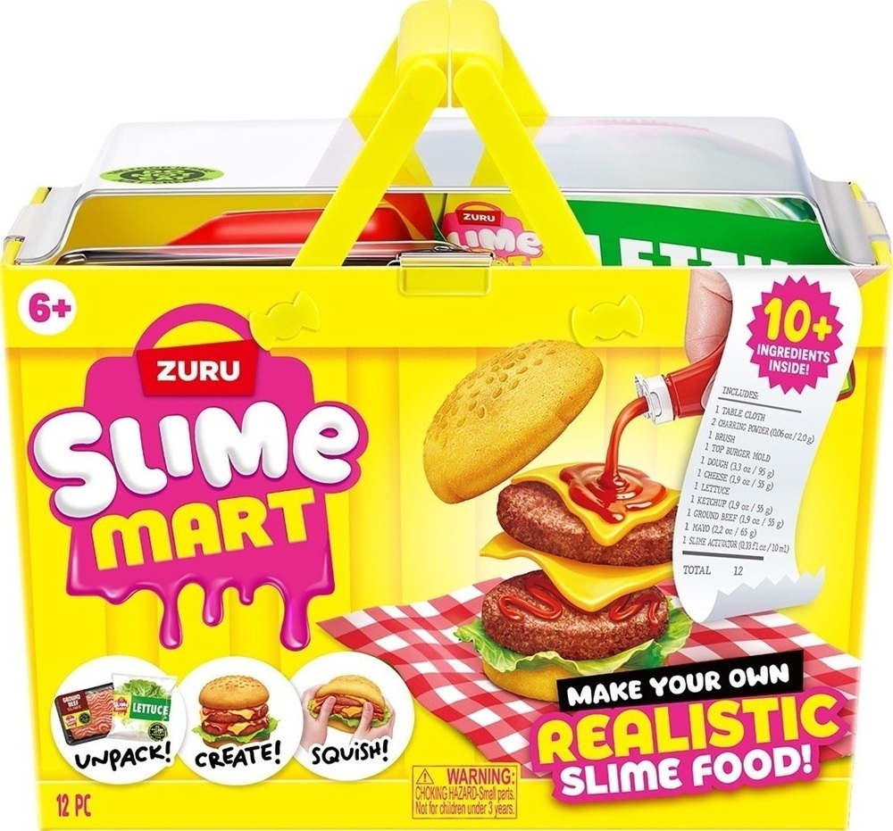 Набор игровой со слаймами Slime Mart серии Shopping Basket – Бургер (15905A) фото1