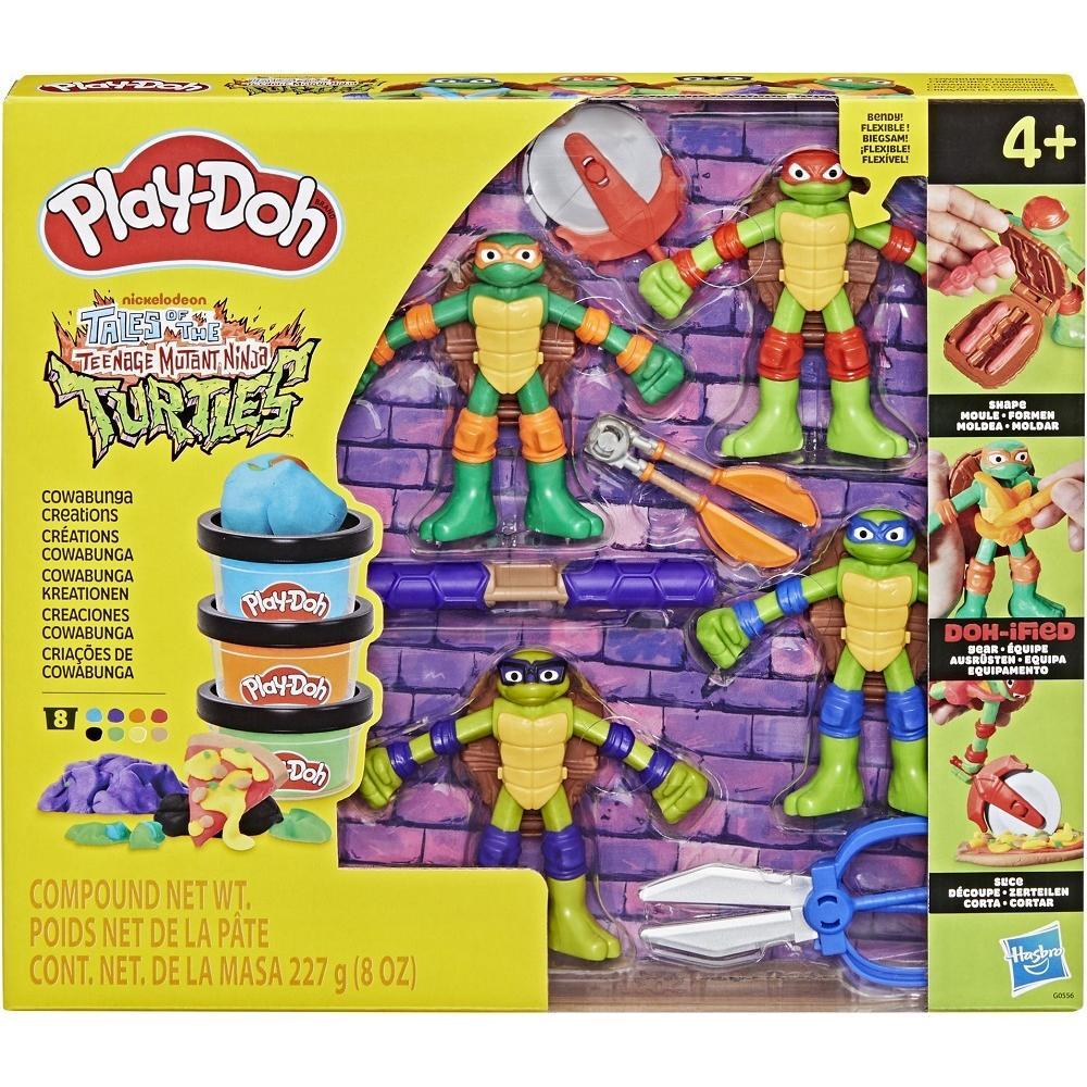 Набор для творчества Play-Doh с массой для лепки Черепашки-ниндзя: Ковабунга (G0556) фото 1