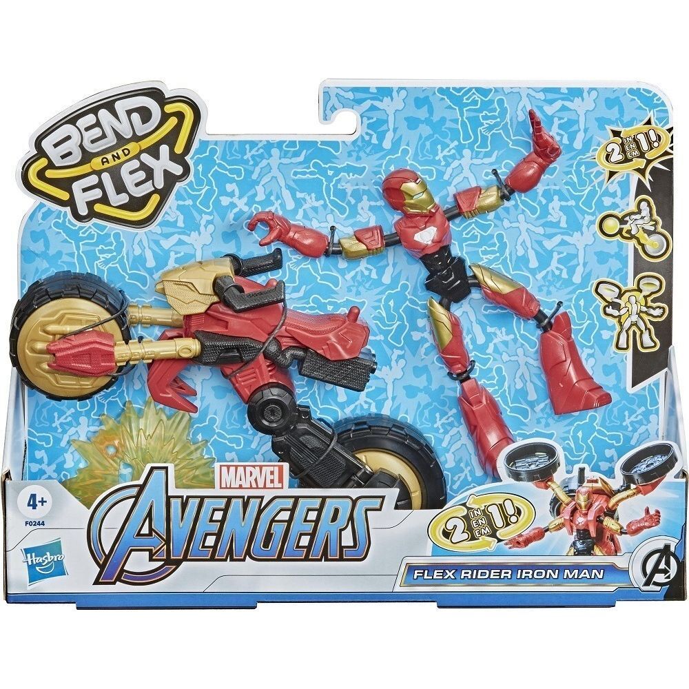Фігурка Залізної Marvel Avengers, з аксесуаром, серія Бенді (F0244)фото1