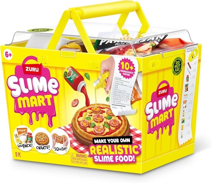 Набор игровой со слаймами Slime Mart серии Shopping Basket – Пицца (15905B) фото1