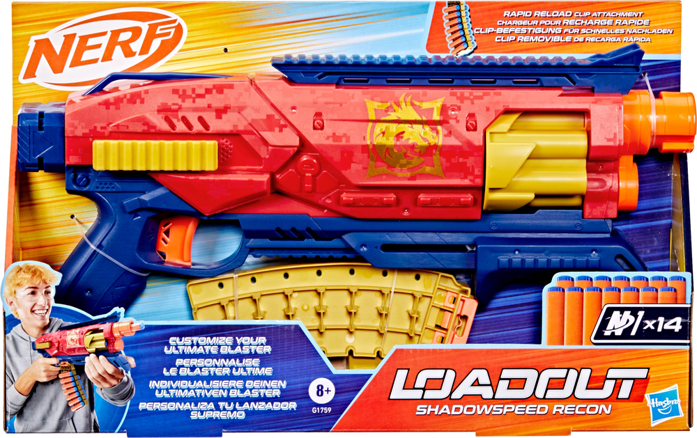 Бластер Nerf Loadout Shadowspeed Recon (G1759)фото1