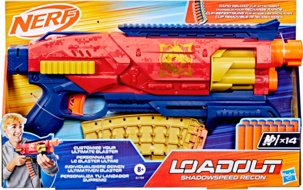 

Бластер Nerf Loadout Shadowspeed Recon (G1759)