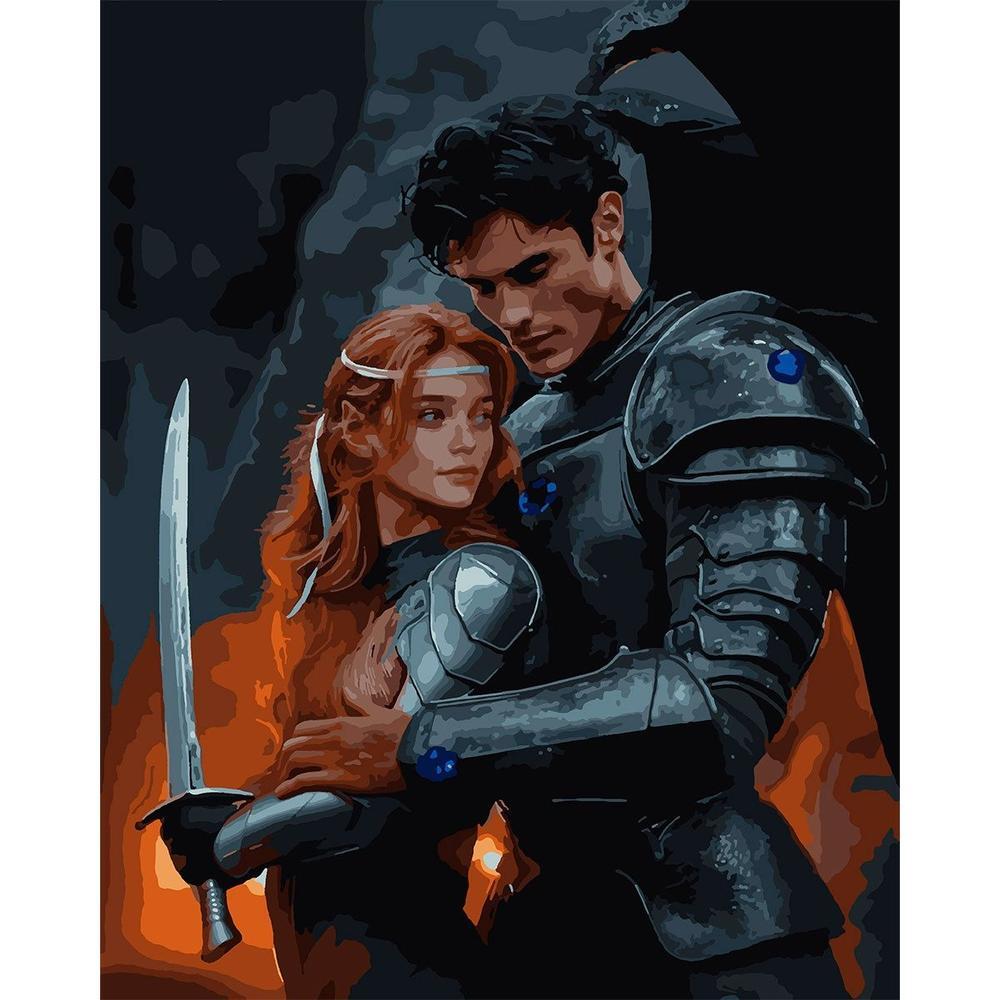 Картина по номерам Santi Шипы и розы Фейра и Ризонт 40х50 см (955061) фото 1