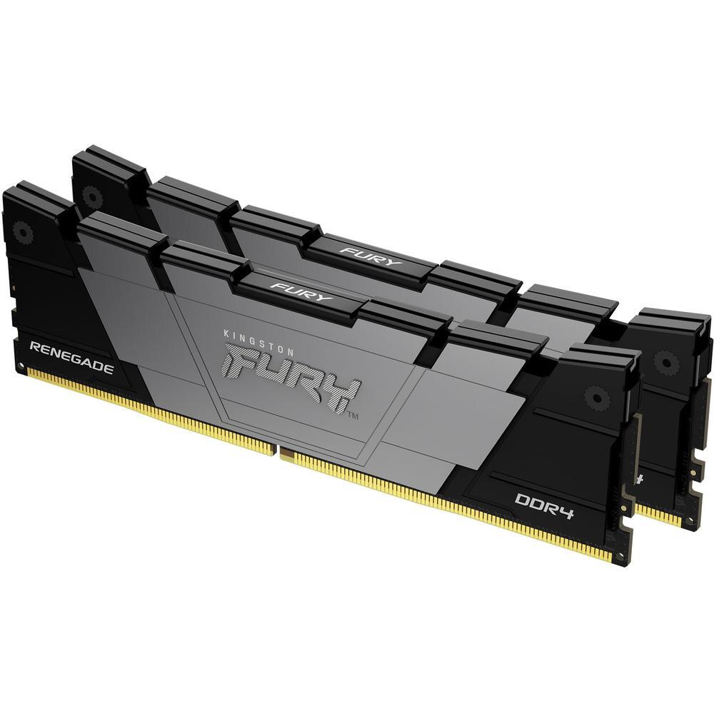 Пам'ять для ПК Kingston DDR4 32GB KIT (16GBx2) 3600 FURY Renegade RGB (KF436C16RB12K2/32)фото1