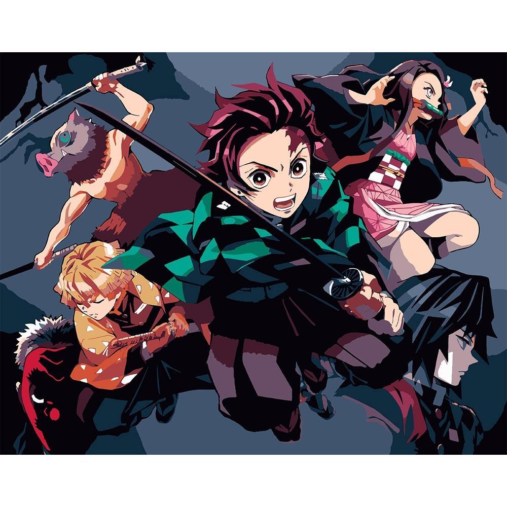 Картина за номерами Santi Клинок що знищує демонів Герої 40х50 см (954416)фото1