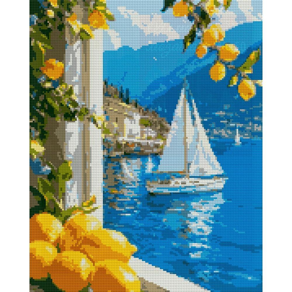 Алмазная мозаика Santi Летний отпуск 40*50 см на подрамнике (956050) фото 1