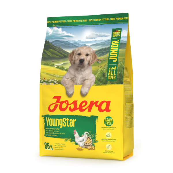

Сухой корм для собак JOSERA YoungStar для щенков и молодых собак всех пород 3кг