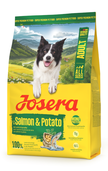 Сухой корм для взрослых собак JOSERA Adult with Salmon & Potato 3кг фото 1