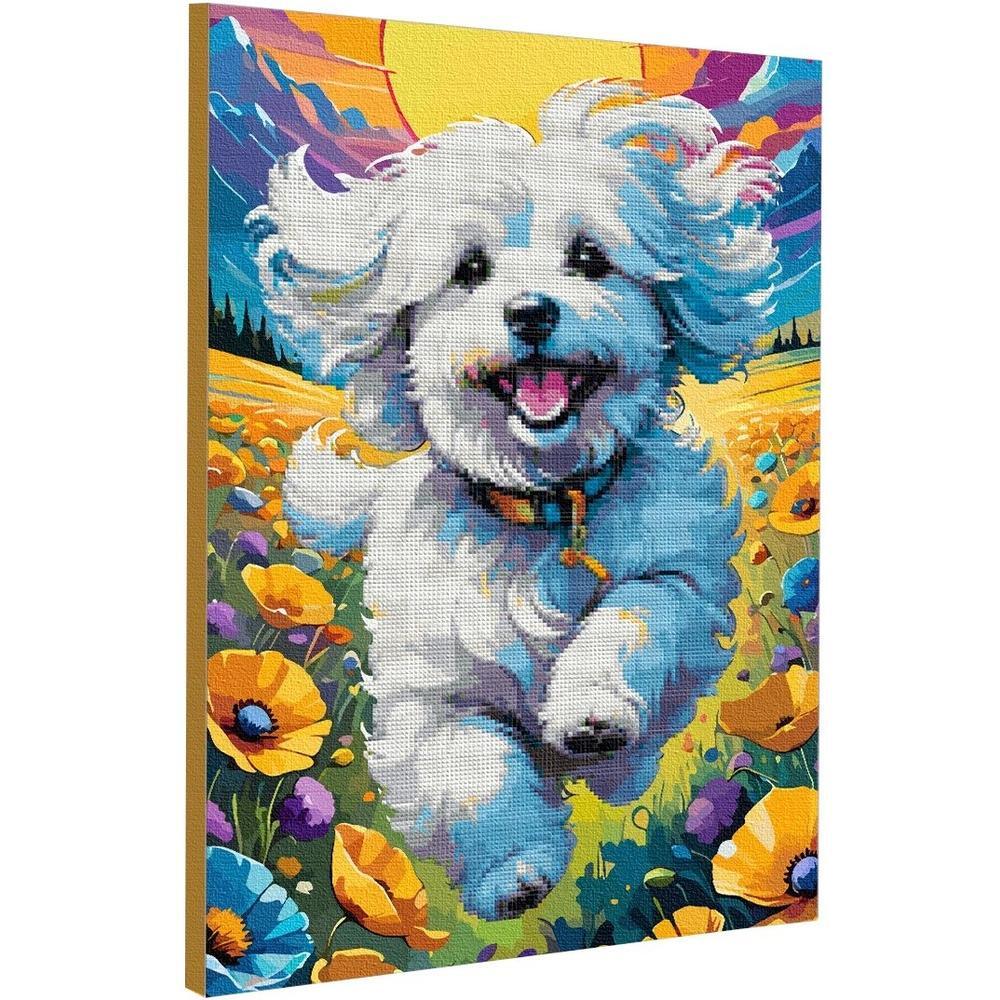 Картина за номерами з алмазною мозаїкою Santi Пухнаста радість, 40*50см (954978)фото1