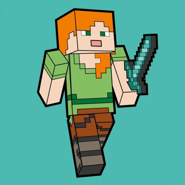 

Картина по номерам Santi Майнкрафт. Алекс 25*25см, холст цветной (955025)