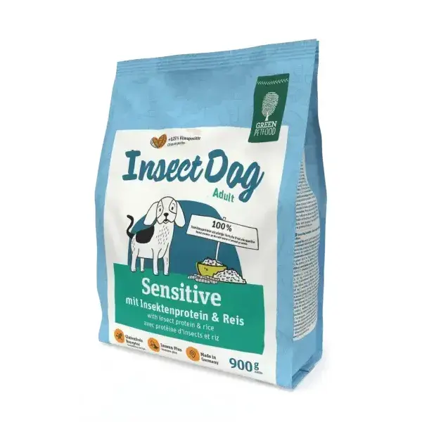 Сухой корм для собак Green Petfood Sensitive with Insects 900 г фото 1