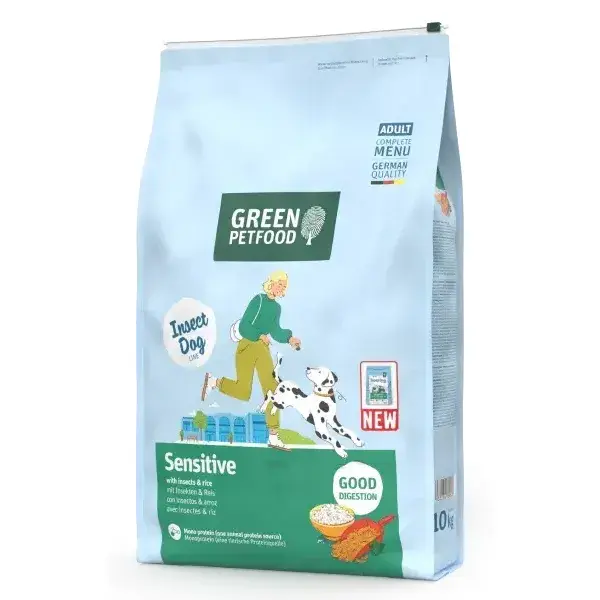 Сухой корм для собак Green Petfood Sensitive with Insects 10 кг фото 1