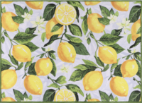 Килимок для сушіння посуду ARDESTO Sicilian lemons 38x51см, зелений (ART17LM)
