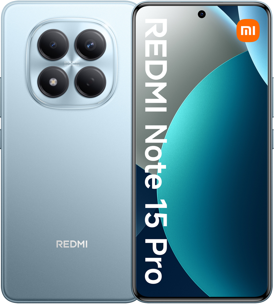 REDMI Note 15 Pro 5G Glacier Blue 本体 ≡ Смартфон Xiaomi Redmi Note 15 Pro Glacier Blue 8/256GB (1183685